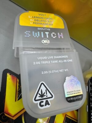 Boutiq Switch ORB V5 Disposable 2G Liquid Live Diamonds Triple Tank